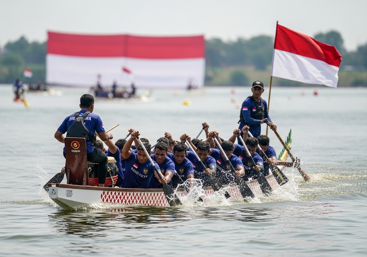 Tim Perahu Naga Indonesia di The World Games 2025