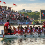 Tim perahu naga Indonesia bersemangat di TWG 2025.