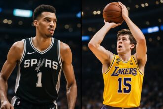 Victor Wembanyama dan Austin Reaves, dua bintang kejutan NBA 2025/2026.