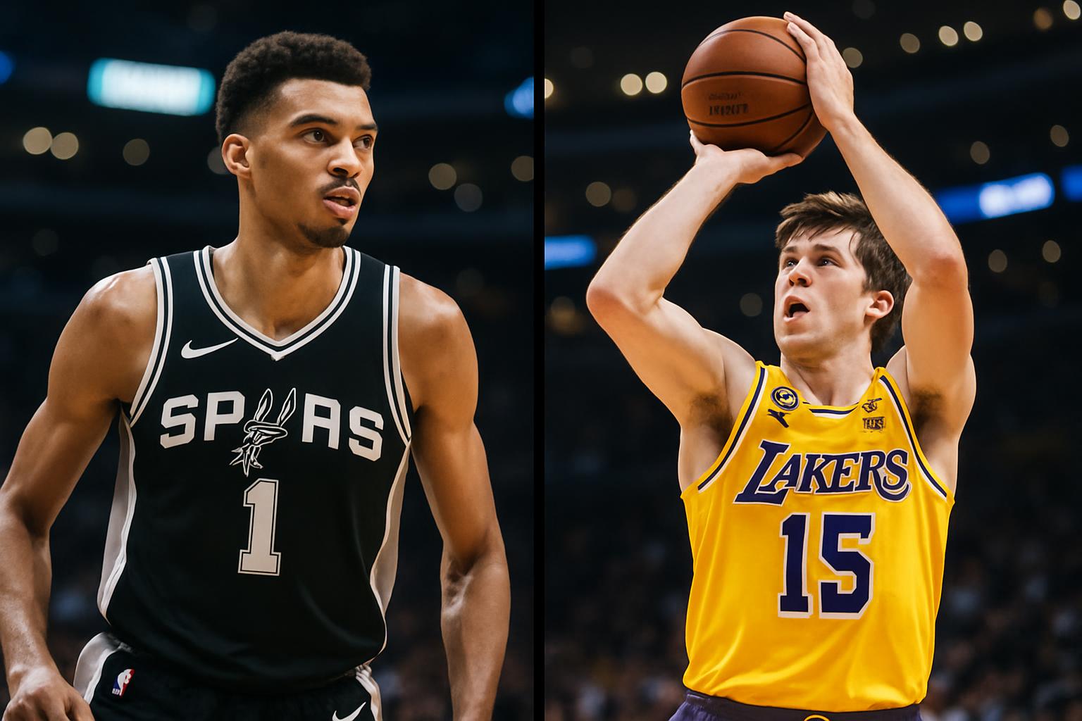 Victor Wembanyama dan Austin Reaves, dua bintang kejutan NBA 2025/2026.