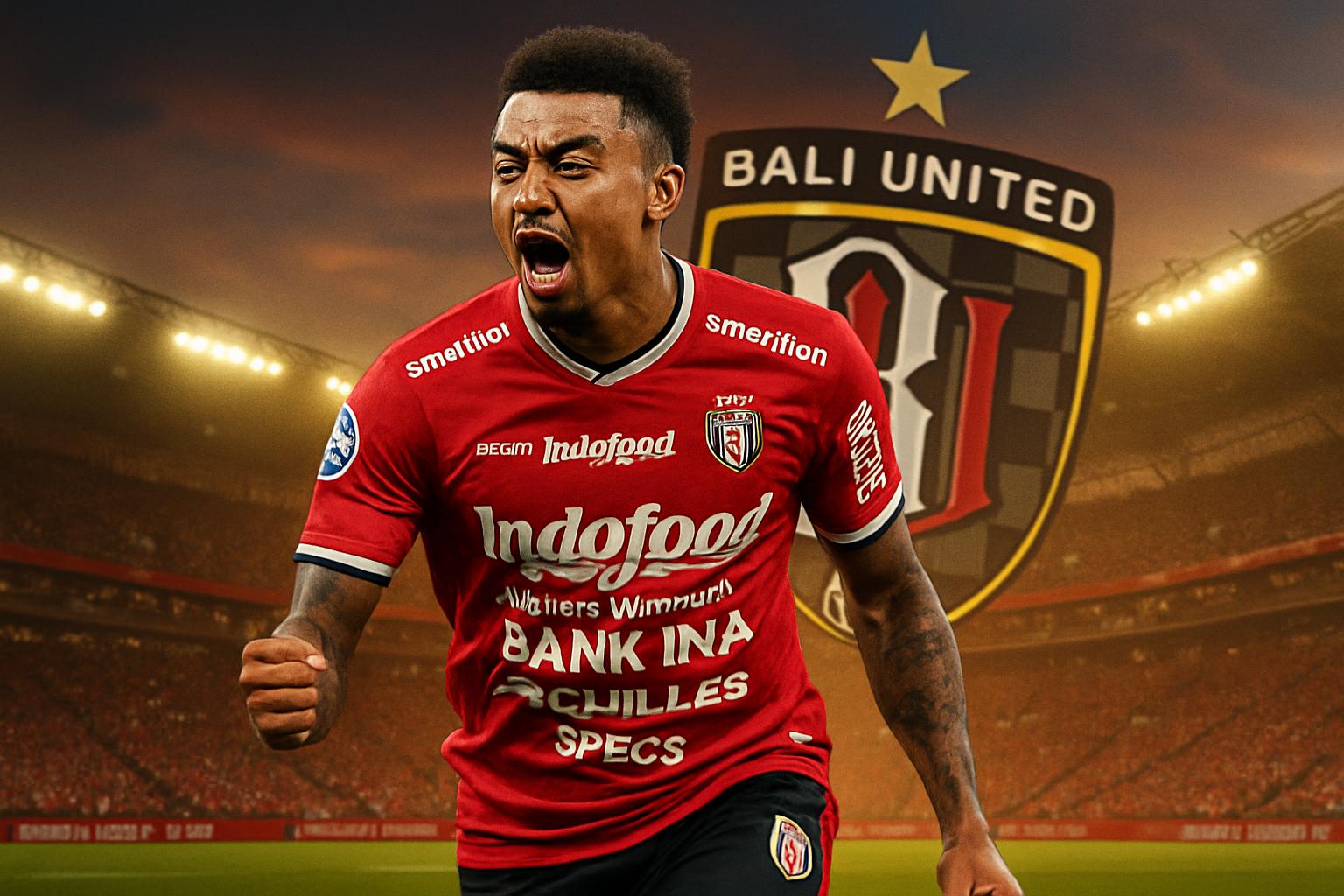 Jesse Lingard dalam jersey Bali United, ilustrasi rumor transfer terpanas.