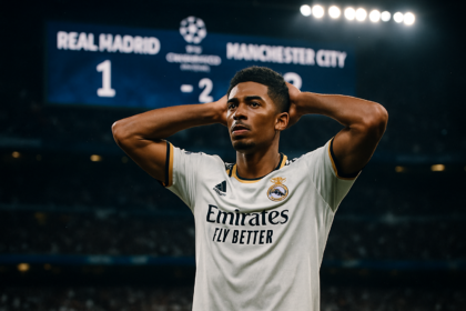 Kekalahan Real Madrid UCL dari Manchester City - Ekspresi Frustrasi Jude Bellingham